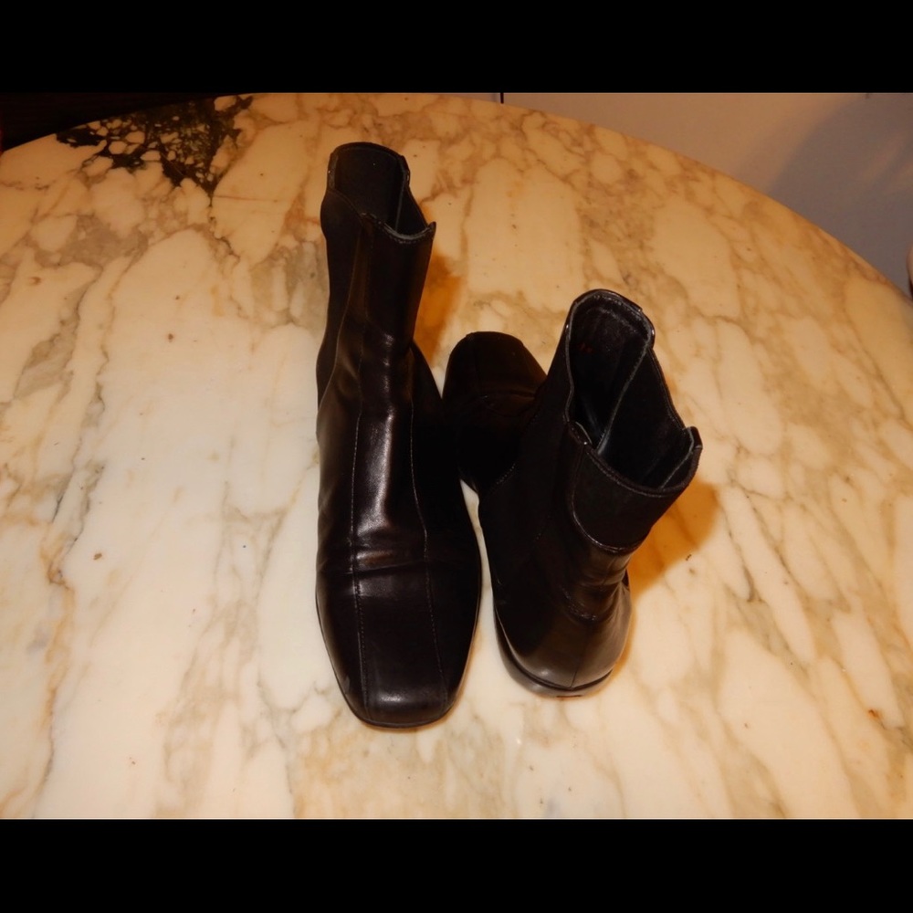 Flat Prada booties